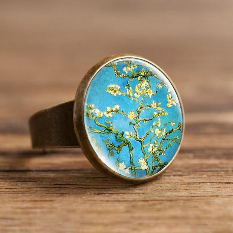 Vincent Van Gogh Ring Almond Blossoms