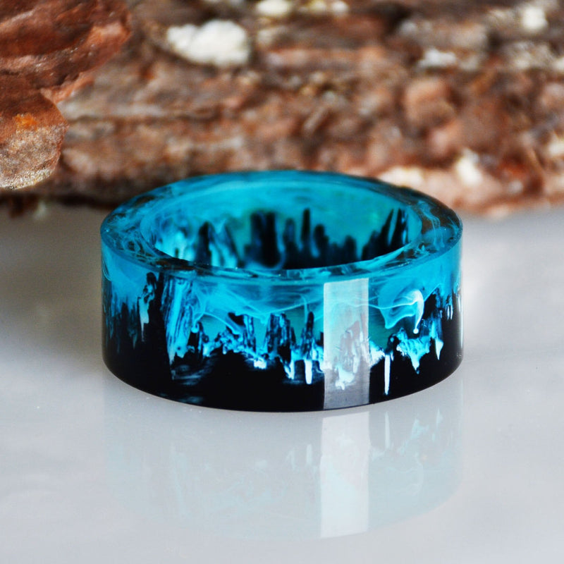 Mens on sale resin rings