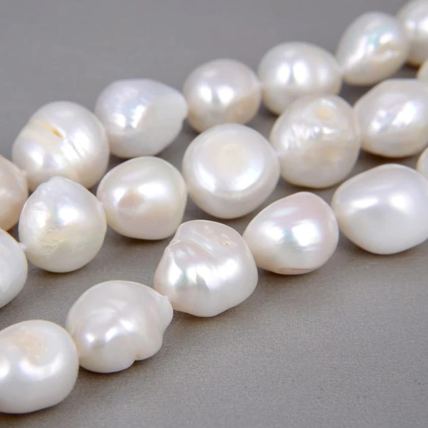 Classic Natural White Baroque 3 Strand Pearl Statement Necklace - Turquoise Trading Co