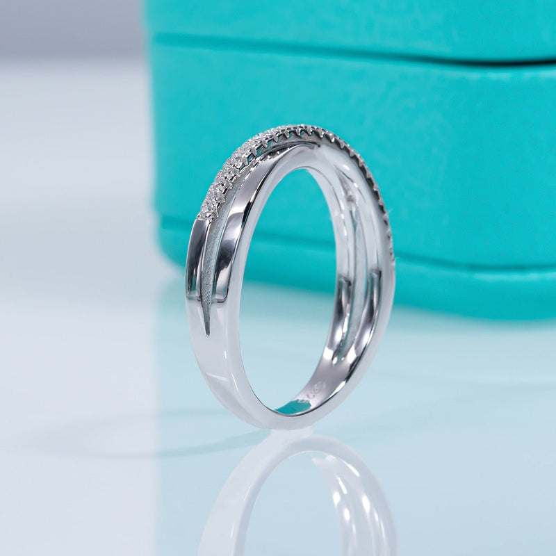 Diamond X Ring – Bella's Fine Jewelers