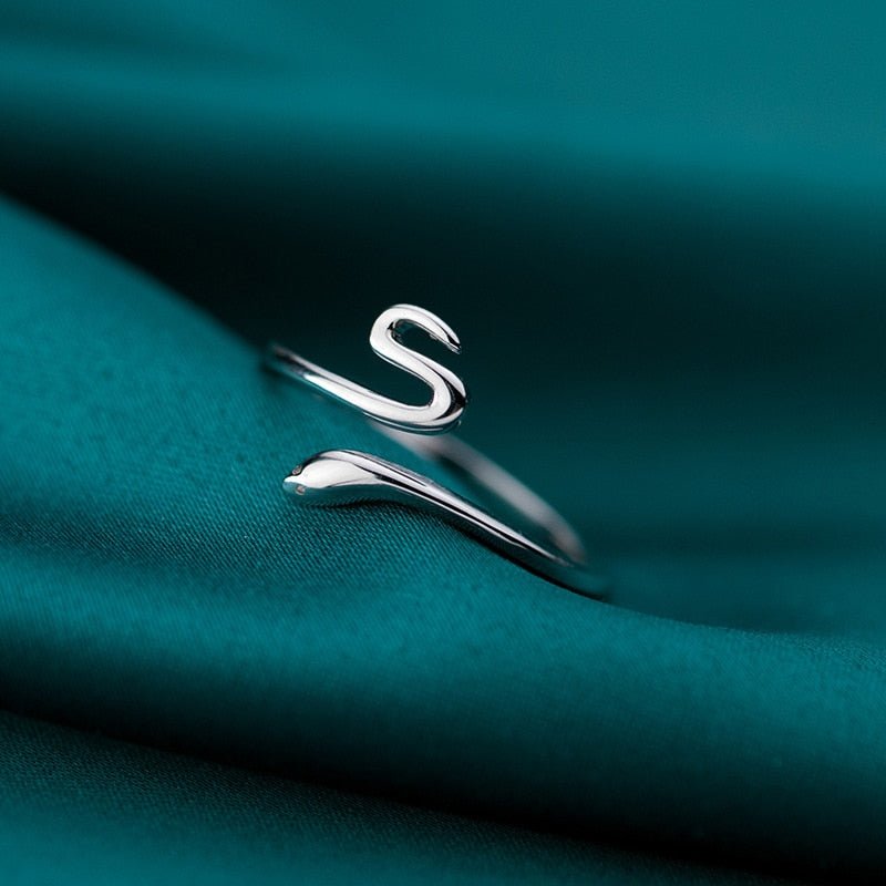 Minimalist Snake Ring with 925 Sterling Silver - Turquoise Trading Co