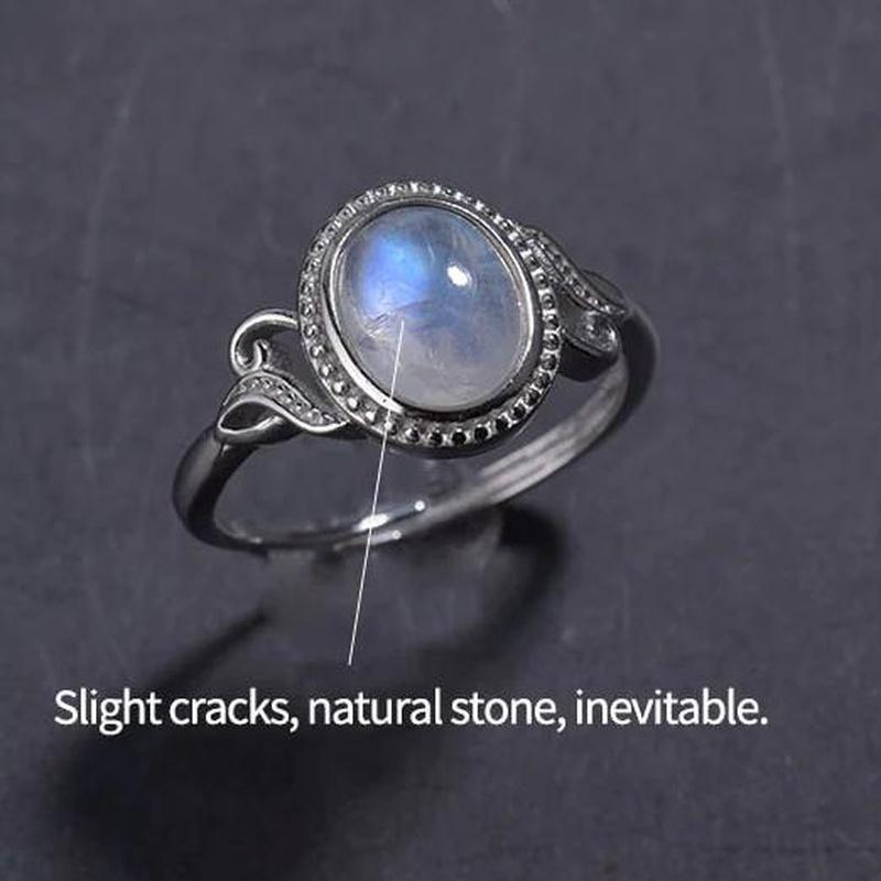 Oval Moonstone Sterling Silver Ring - Turquoise Trading Co