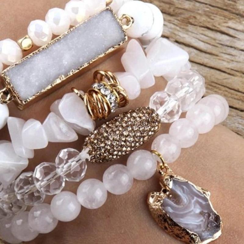 Druzy quartz clearance bracelet